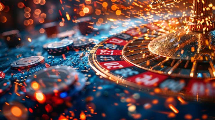 Pengguna membaca bonus dari ponsel